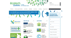 Desktop Screenshot of ecotechquebec.com